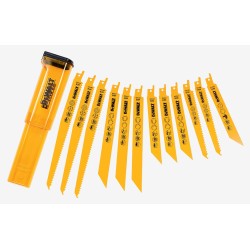 DEWALT - Coffret de 12 lames pour scie sabre
