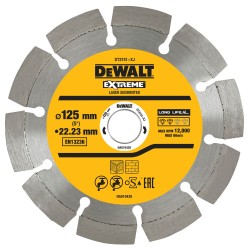 DEWALT - Disque laser pour matériaux de construction/béton 125x22.2 mm, hauteur segment 7.5 mm