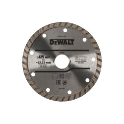 DEWALT - Disque turbo pour matériaux de construction/béton 125x22.2 mm