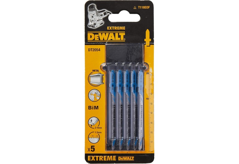 DEWALT - Lame de scie sauteuse métal, alu et cuivre BiM attache en T