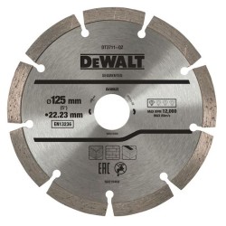 DEWALT - Disque fritté segmenté pour matériaux de construction/béton 125X22.2 mm