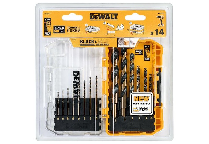 DEWALT - Coffret Black&Gold 14 pièces DEWALT - Coffret Black&Gold 14 pièces