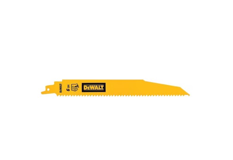 DEWALT - Lame de scie sabre démolition pour le bois 228mm / 6TPI DEWALT - Lame de scie sabre démolition pour le bois 228mm / 6TPI