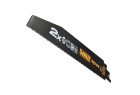 DEWALT - Lame de scie sabre BiM 2X Long Life pour la coupe du bois et métal228 mm