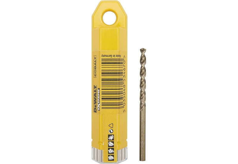 DEWALT - Foret métal HS-Co Extreme 10 pièces 4x47x80 mm DEWALT - Foret métal HS-Co Extreme 10 pièces 4x47x80 mm