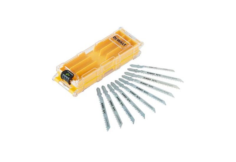 DEWALT - Coffret plastique de 10 lames XPC HCS BiM pour le bois DEWALT - Coffret plastique de 10 lames XPC HCS BiM pour le bois