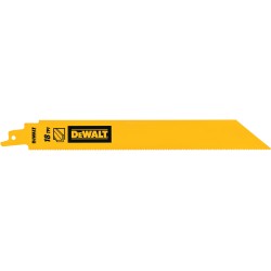 DEWALT - Lame de scie sabre BIM pour la coupe du métal épais 228mm / 18TPI