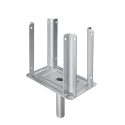 Fourche double permettant le maintien de 2 poutrelles simultanément.