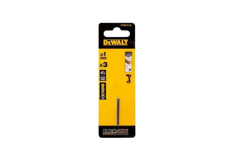 DEWALT - Foret Black&Gold HS-G 1X12X24 mm DEWALT - Foret Black&Gold HS-G 1X12X24 mm