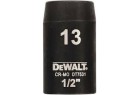 DEWALT - Douilles impact diamètre 13 mm 1/2"