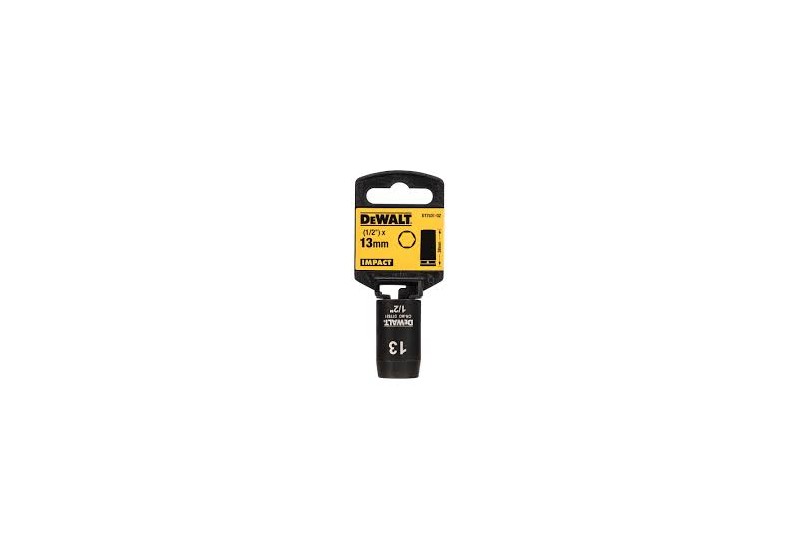 DEWALT - Douilles impact diamètre 13 mm 1/2" DEWALT - Douilles impact diamètre 13 mm 1/2"