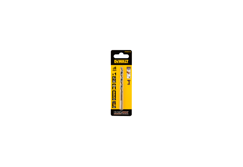 DEWALT - Foret Black&Gold HS-G 6X57X93 mm DEWALT - Foret Black&Gold HS-G 6X57X93 mm