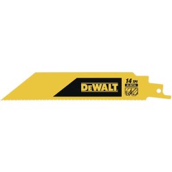 DEWALT - Lame de scie sabre BIM pour la coupe du métal épais 304mm / 14TPI