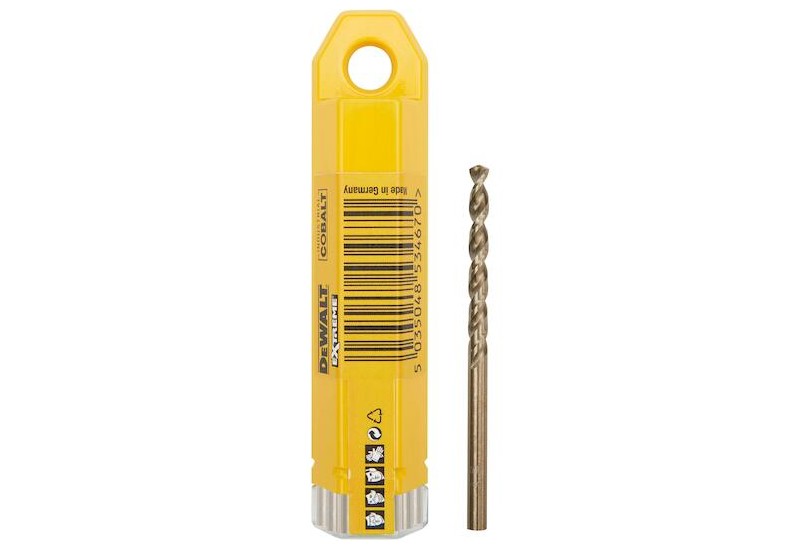 DEWALT - Foret métal HSS-CO Extreme 10 pièces 5x52x86 mm