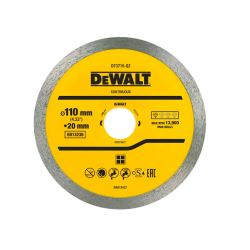 DEWALT - Disque pour scie à carrelage portative DWC410 à sec ou à l'eau 110x20 mm