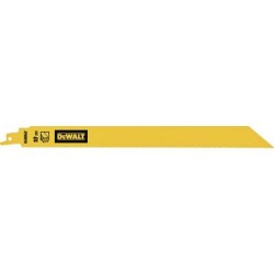 DEWALT - Lame de scie sabre BIM pour la coupe du métal épais 304mm / 10TPI