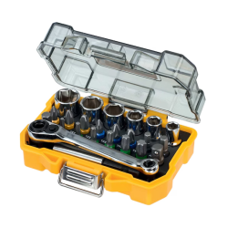 DEWALT - Coffret de 24 pièces avec douilles et embouts 25 mm