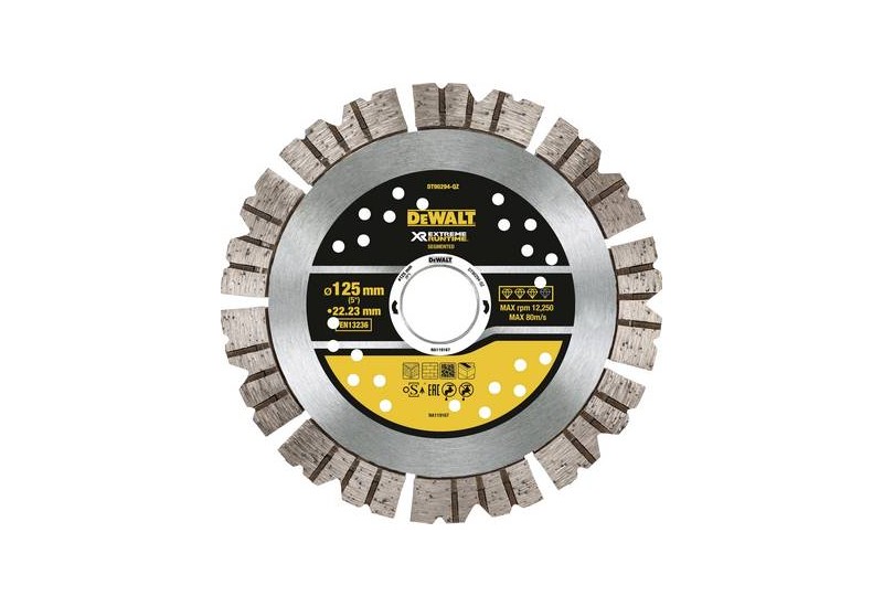DEWALT - Disque béton Extreme Runtime pour rainureuse 125 x 22.2mm