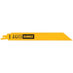 DEWALT - Lame de scie sabre BIM pour la coupe du métal épais 228mm / 14TPI