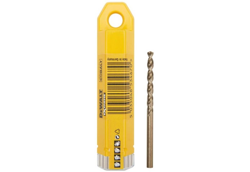 DEWALT - Foret métal HS-Co Extreme 10 pièces 4x43x75 mm DEWALT - Foret métal HS-Co Extreme 10 pièces 4x43x75 mm