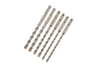 DEWALT - Pack de 6 forets SDS-Plus Ø : 6 mm (x2), 8 mm (x2); 10 mm (x2)