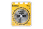 DEWALT - Lame de scie circulaire portative Construction, 235x30 mm, 24 dents