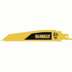 DEWALT - Lame de scie sabre démolition pour le bois 152mm / 6TPI
