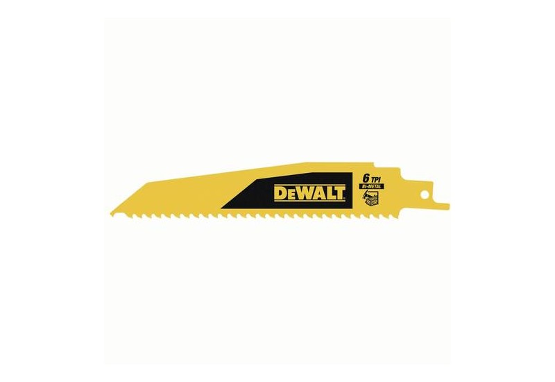 DEWALT - Lame de scie sabre démolition pour le bois 152mm / 6TPI