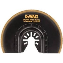 DEWALT - Lame Ø100 m titanium semi circulaire moyeu déporté pour multi-cutter