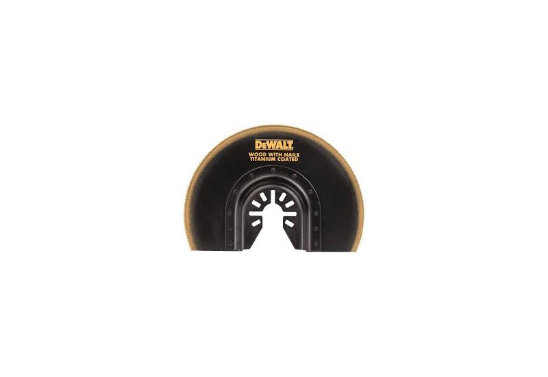 DEWALT - Lame Ø100 m titanium semi circulaire moyeu déporté pour multi-cutter