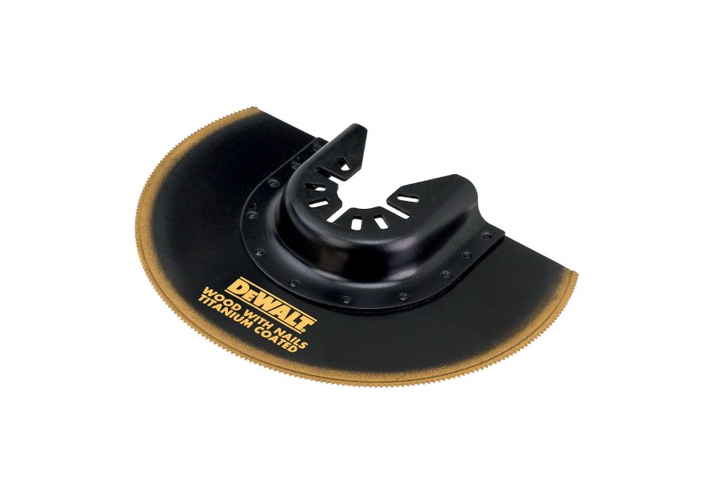 DEWALT - Lame Ø100 m titanium semi circulaire moyeu déporté pour multi-cutter DEWALT - Lame Ø100 m titanium semi circulaire moyeu déporté pour multi-cutter