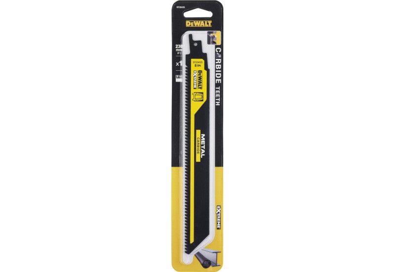 DEWALT - CarbideRecip 230mm Metal 8TPI 1pk DEWALT - CarbideRecip 230mm Metal 8TPI 1pk