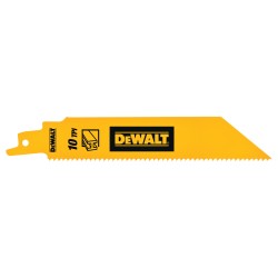 DEWALT - Lame de scie sabre BIM pour la coupe du métal épais 152mm / 10TPI