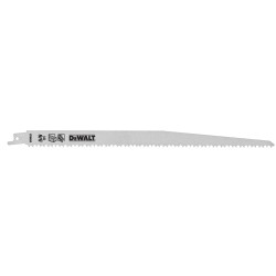 DEWALT - Lame de scie sabre HCS pour la coupe du bois 305 mm
