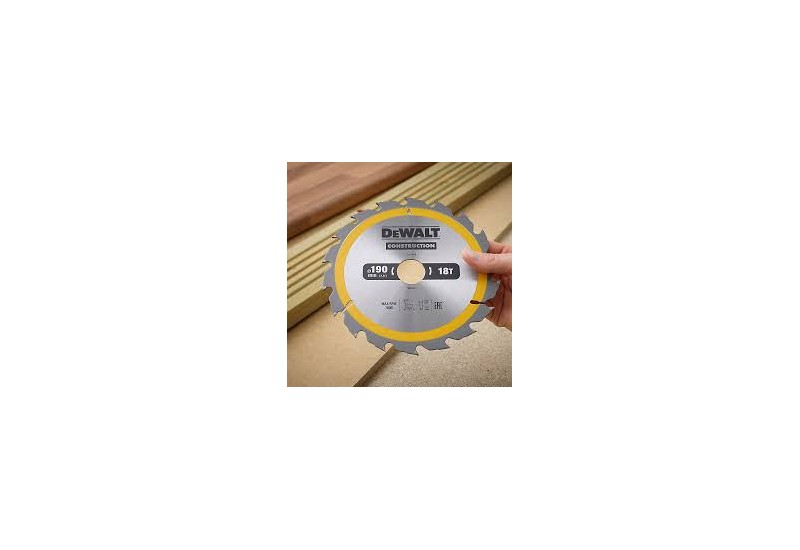 DEWALT - Lame de scie circulaire portative Construction, 190x30 mm, 18 dents DEWALT - Lame de scie circulaire portative Construction, 190x30 mm, 18 dents
