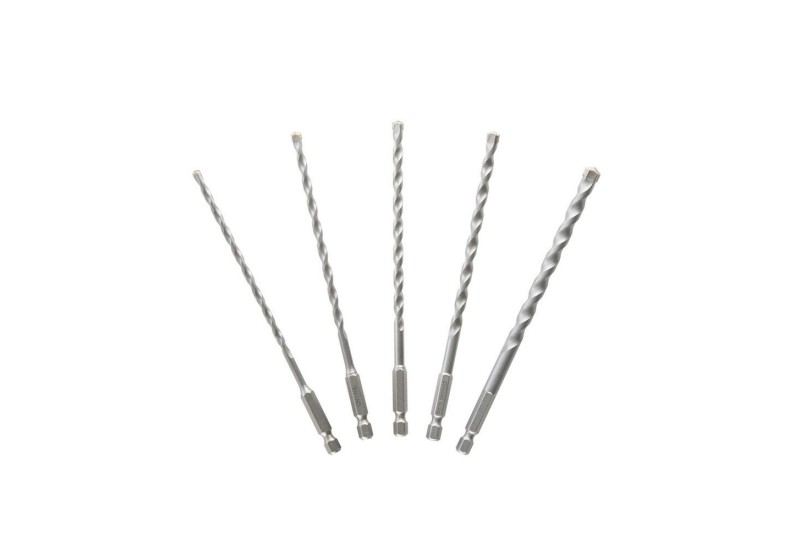 DEWALT - Coffret de 5 forets multi-matériaux impact diamètre : 4, 5, 5, 5, 6, 8 mm