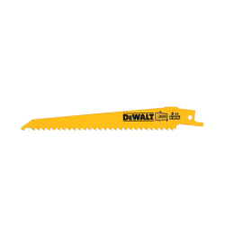 DEWALT - Lame de scie sabre BiM Plungepoint pour la coupe du bois 152 mm