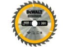 DEWALT - Lame de scie circulaire portative Construction, 160x20 mm, 30 dents