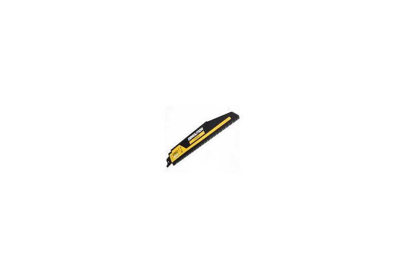 DEWALT - Lame de scie sabre carbure 230 mm pour le bois avec clous / 6TPI