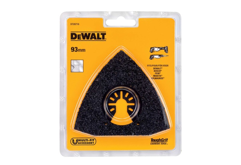 DEWALT - Lame Ø93 mm delta pour racler pour multi-cutter DEWALT - Lame Ø93 mm delta pour racler pour multi-cutter