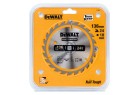 DEWALT - Lame de scie circulaire sans fil Construction, 136x10 mm, 24 dents