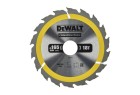 DEWALT - Lame de scie circulaire portative Construction, 165x30 mm, 18 dents