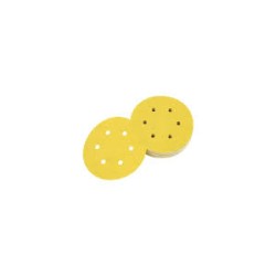 DEWALT - Disque abrasif velcro pour ponceuses excentriques grain 60 - 8 perforations ø 125 mm