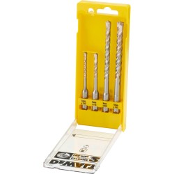 DEWALT - Coffret de 4 forets SDS-Plus Extreme dim : 5x110, 6x110, 8x160, 10x160 mm