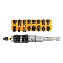 DEWALT - Porte-embouts pivotant à 20° + embouts de vissage impact Torsion 25 mm