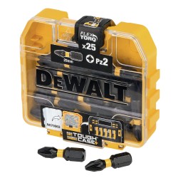 DEWALT - 25 embouts de vissage impact Torsion PZ2 en boite Tic Tac