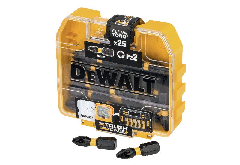 DEWALT - 25 embouts de vissage impact Torsion PZ2 en boite Tic Tac