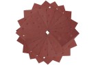 Feuilles abrasives carrées perforées DeWalt DT3033 grain 120 pour ponceuse vibrante quart de feuille, fixation auto-agrippante.