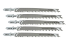 DEWALT - Lame de scie sauteuse denture Progressor bois, Agglo, Md profondeur de coupe inf 65 mm attache en T