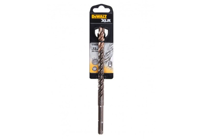 DEWALT - Foret béton SDS-Plus XLR 4 taillants 12x150x200 mm DEWALT - Foret béton SDS-Plus XLR 4 taillants 12x150x200 mm